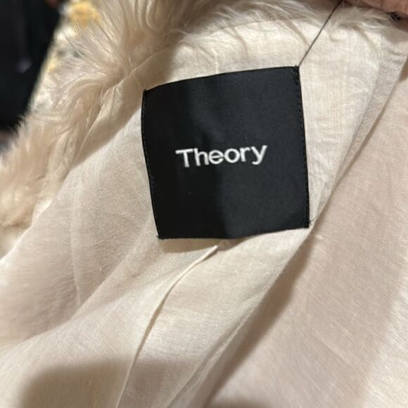 Theory Clairene Jackson Faux Fur Jacket - Picture 9 of 10